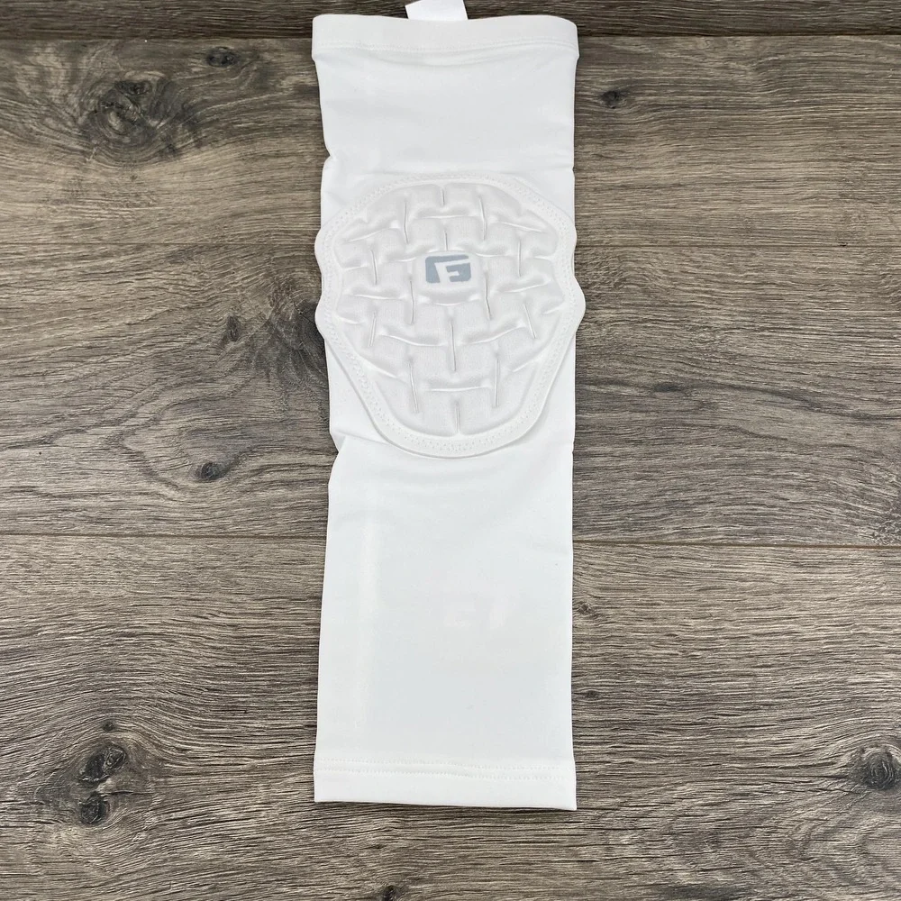 G-Form Pro Team Sleeve Elbow Guard Adult L/XL White Lightweight Flexible Pad